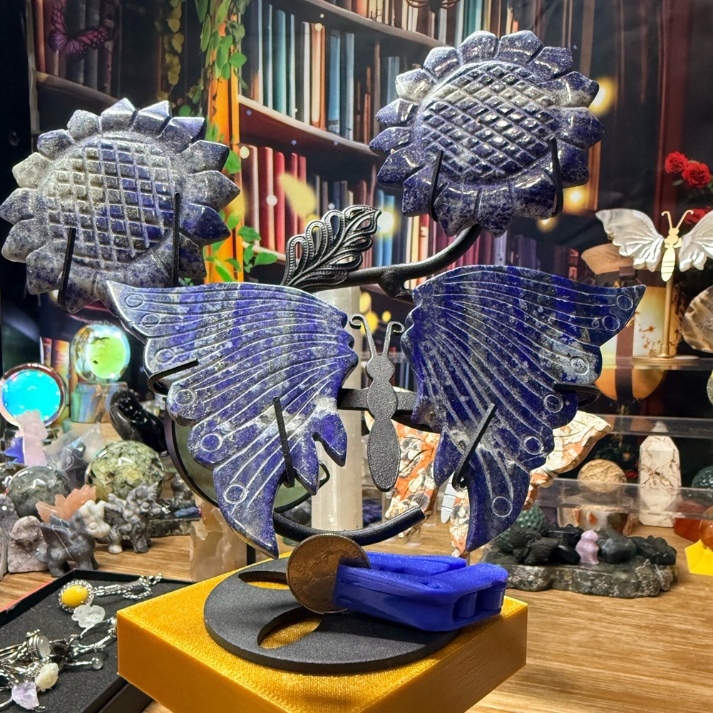 Lápiz lazuli 4 piece wing and sunflower set